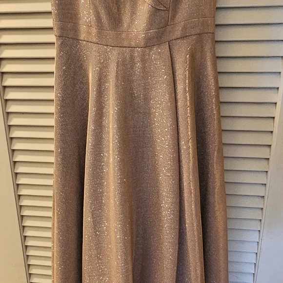 Shimmering Rose Gold Mother Of The Bride Dress - Picture 2 of 7